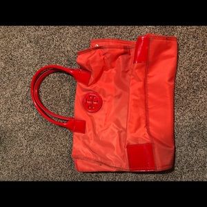 💯 Authentic Tory Burch Small Nylon Tote
